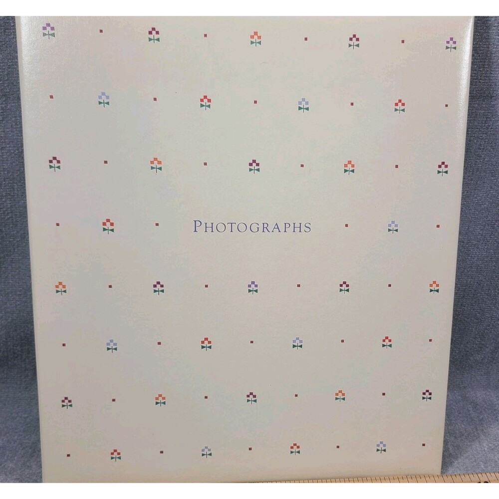 Hallmark Country Flowers Photo Album Expandable Home PHA6046 In Box Vtg